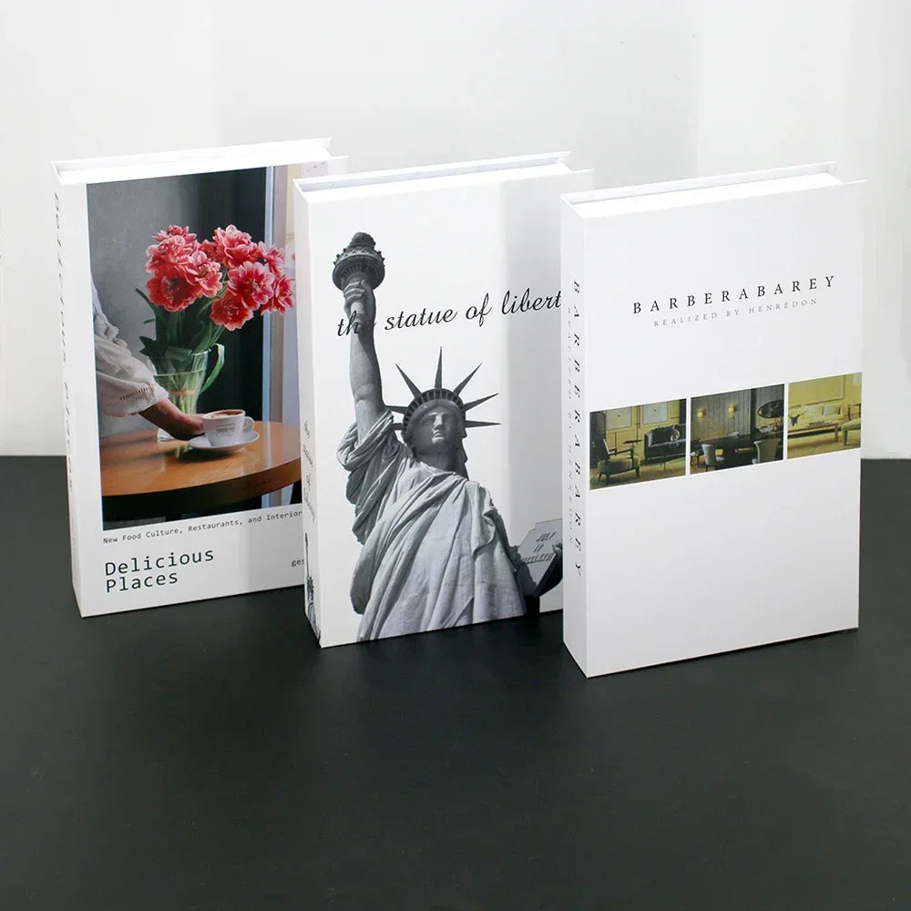 Set of 3Pcs Designer Fashion Faux Books – Decorative Designer Book Props for Coffee Table, Living Room, Hotel Room, Club &amp; Villa Decor