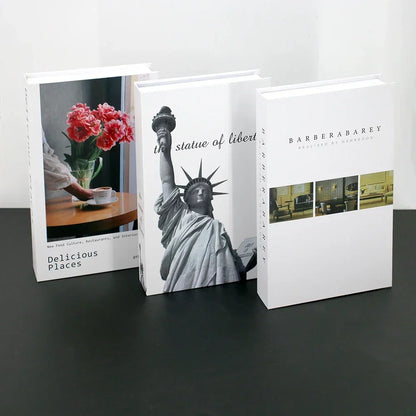 Set of 3Pcs Designer Fashion Faux Books – Decorative Designer Book Props for Coffee Table, Living Room, Hotel Room, Club &amp; Villa Decor