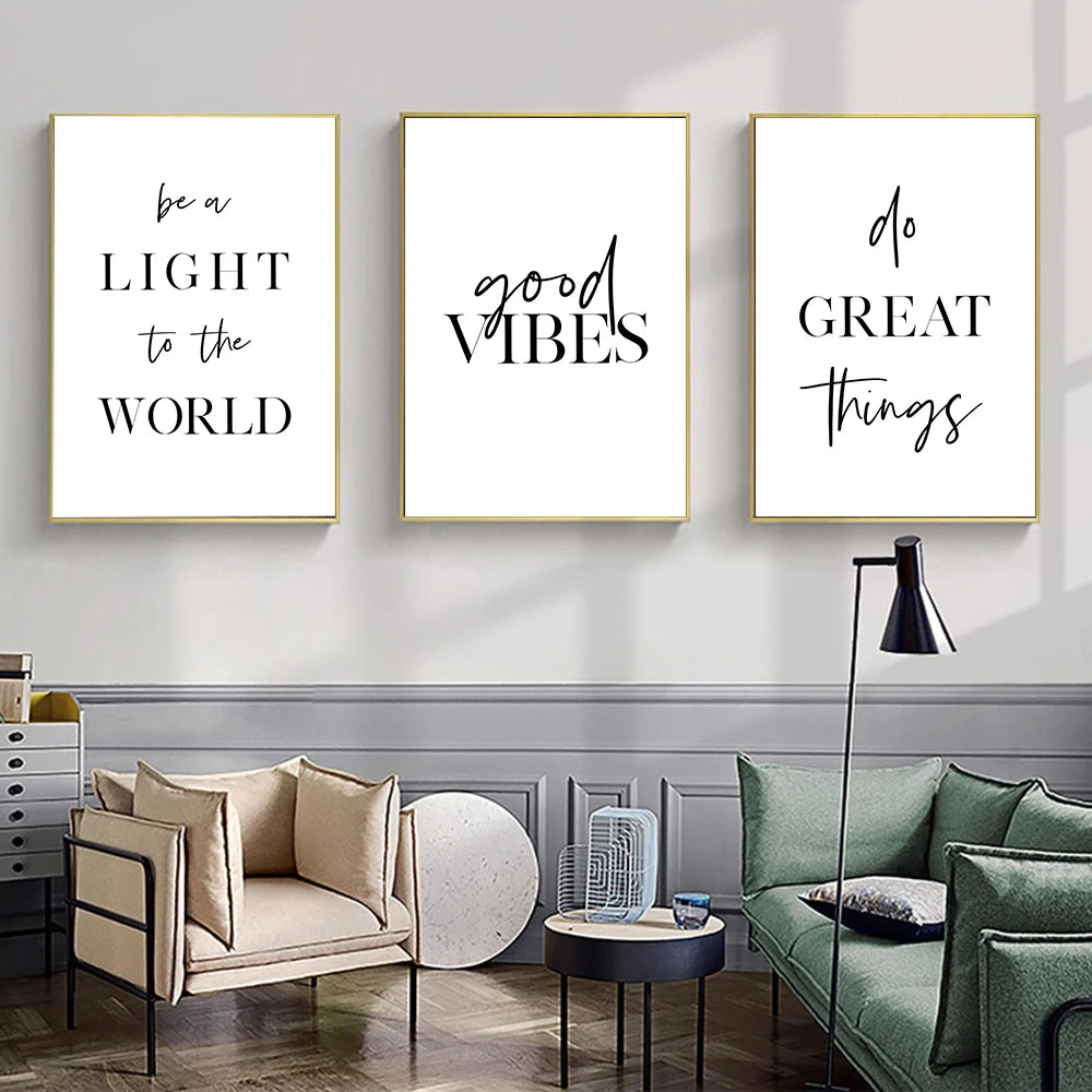 Do Great Things Motivational Quotations Daily Mantra Poster Wall Art Fine Art Canvas Prints Black White Pictures For Living Room Home Office Decor