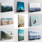Wood Frame For Canvas Prints - Custom Sizes e.g. 50x70cm, 60x120cm etc - DIY Canvas Framing Kit Wooden Frame Stretcher Bars For Gallery Mount Framing Canvas Prints