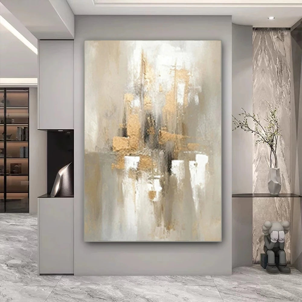 Contemporary Abstract Wall Art Fine Art Canvas Print Foyer Art For Modern Apartment Living Room Bedroom Home Entryway/Hallway Decor