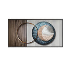 Modern Abstract Architectural Geometry Wall Art Fine Art Canvas Prints Sun Moon Pictures For Luxury Apartment Living Room Home Office Decor