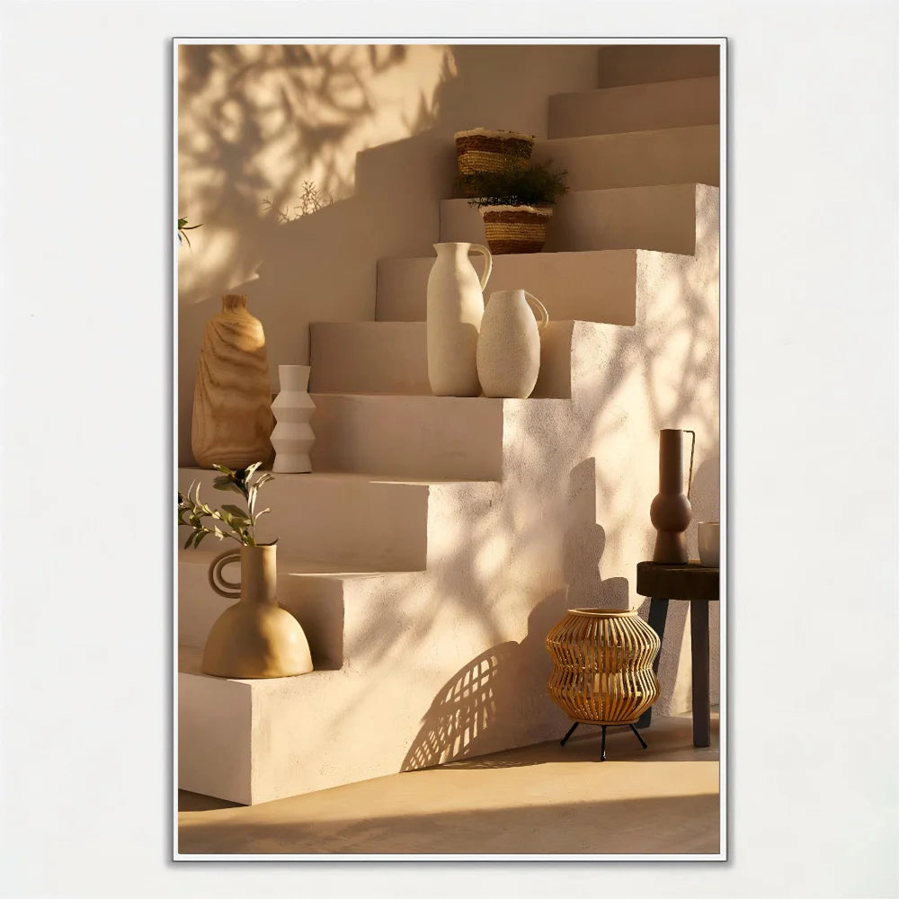 Rustic Vintage Vases Still Life Wall Art Fine Art Canvas Prints Pictures For Living Room Dining Room Kitchen Art For Contemporary Interiors 2025