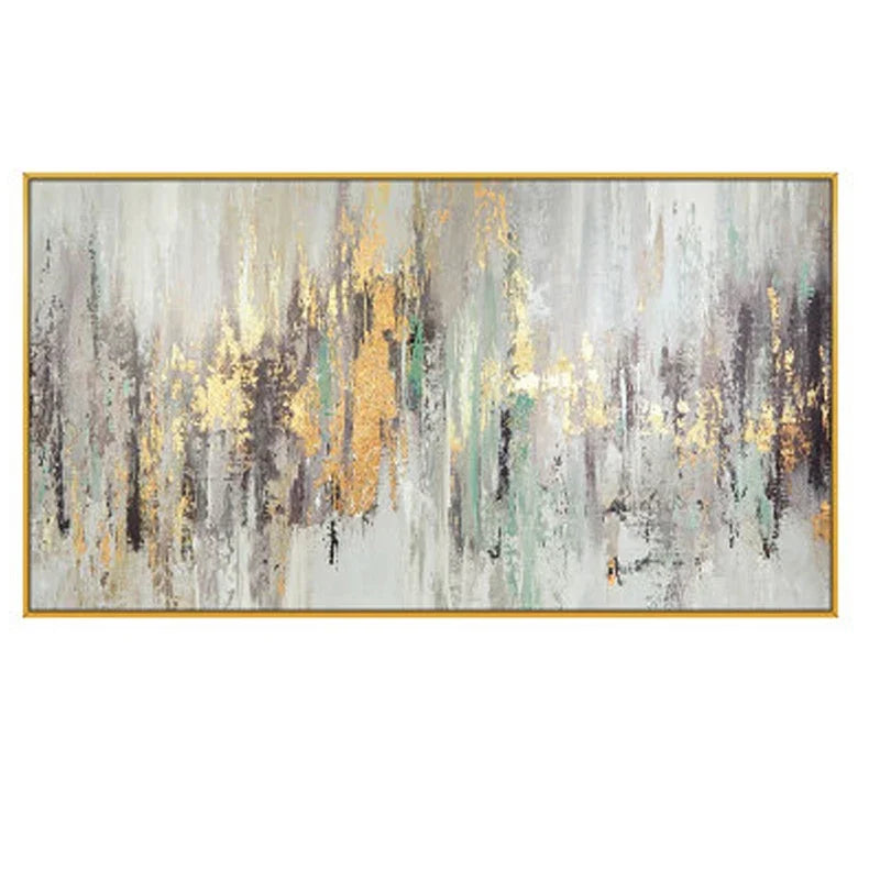 Neutral Colors Vintage Abstract Green Beige Gray Wall Art Fine Art Canvas Prints Contemporary Picture For Living Room Bedroom Art Decor