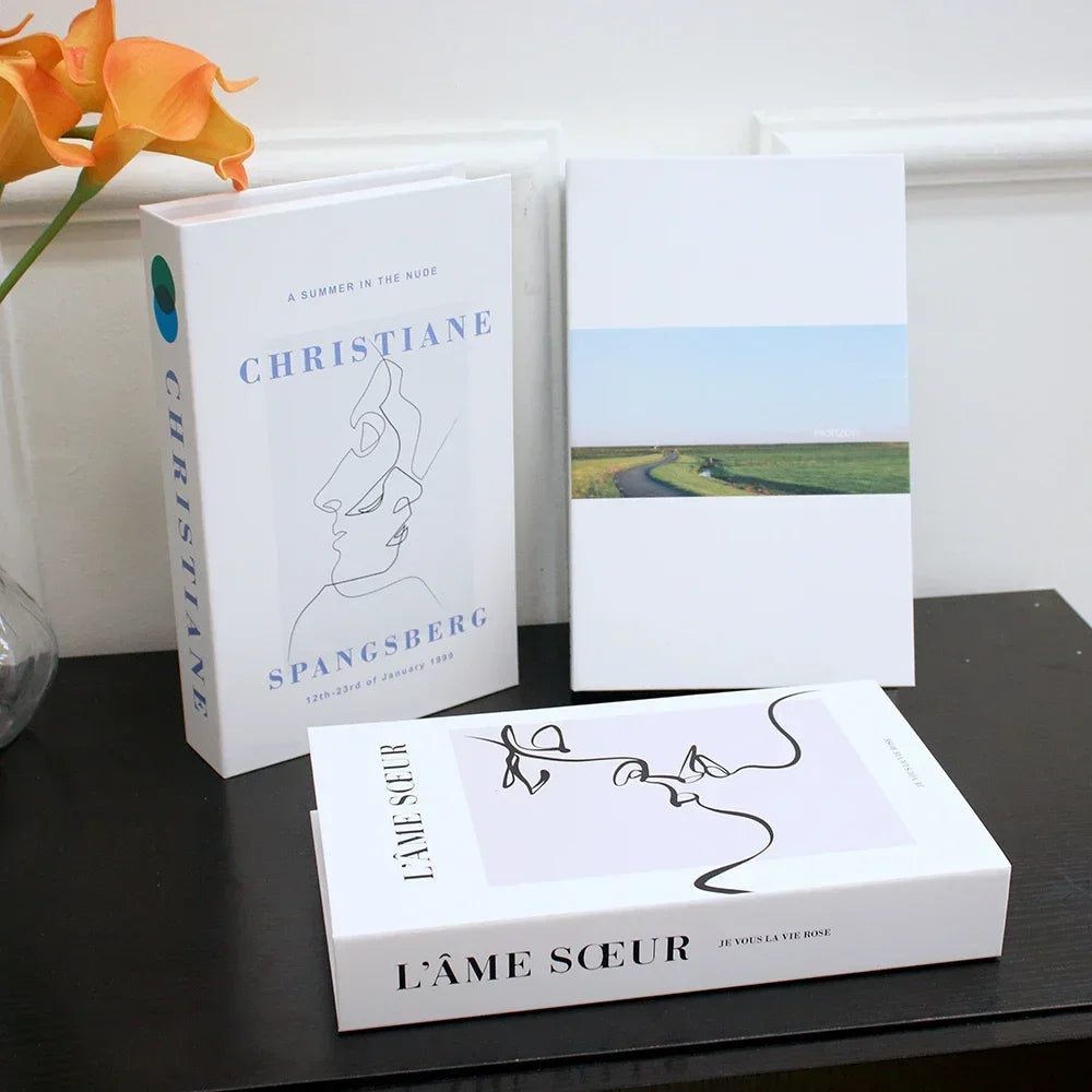 Set of 3Pcs Designer Fashion Faux Books – Decorative Designer Book Props for Coffee Table, Living Room, Hotel Room, Club &amp; Villa Decor