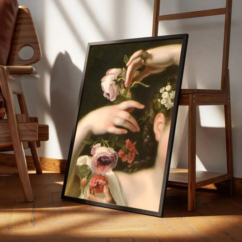 Vintage Portrait Classic Fine Art Canvas Prints Famous Paintings Wall Art Posters Pictures For Living Room Dining Room Bedroom Art Decor