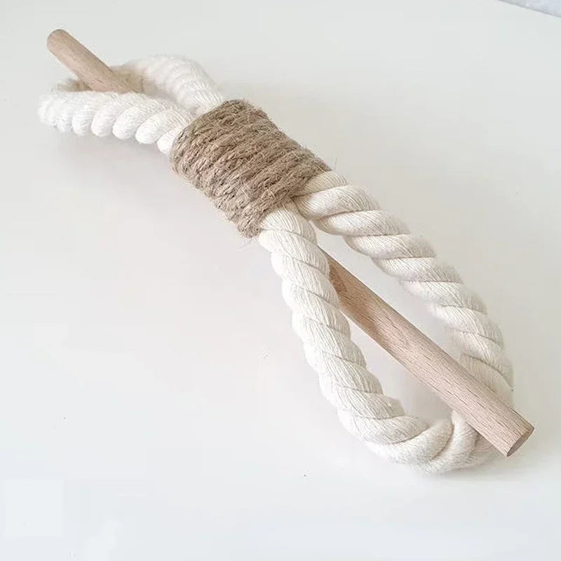 Natural Wood Hemp Rope Curtain Tie Binding Decoration For Living Room Bedroom Dining Room Curtains Nordic Style Home Decor For Simple Living