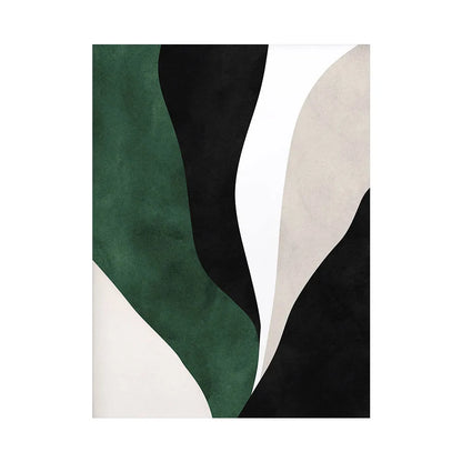 * Featured Sale * Bold Dark Green Black Abstract Wall Art Fine Art Canvas Prints Pictures For Modern Living Room Home Office Art Decor