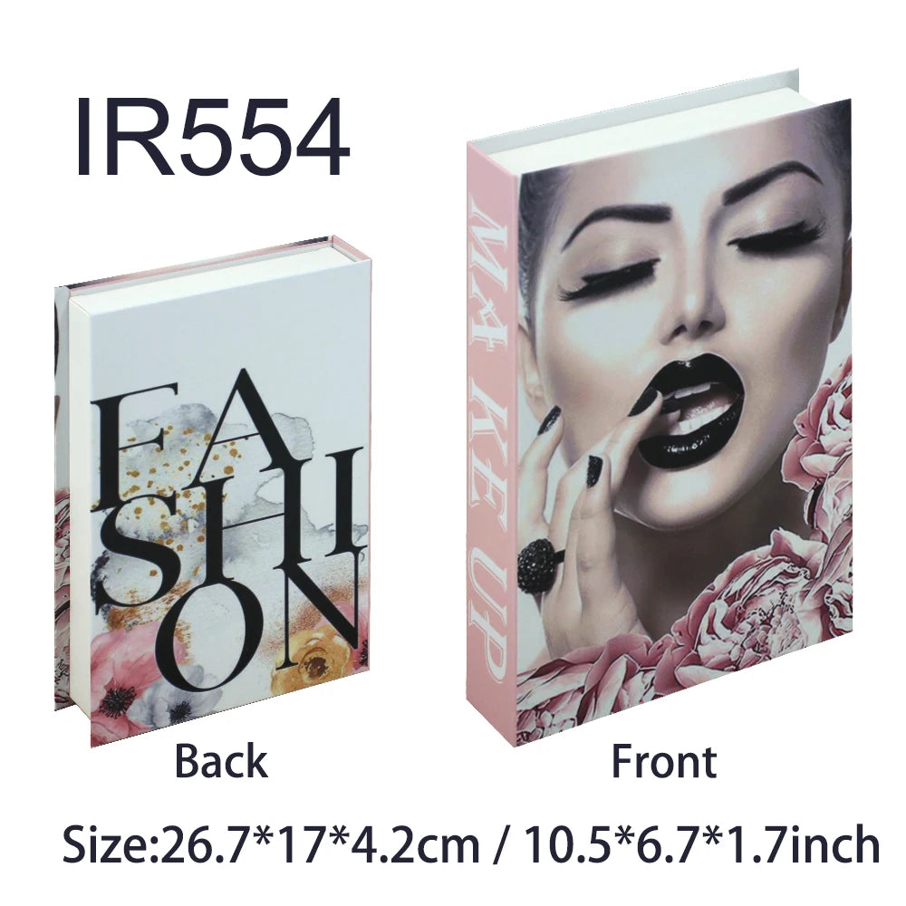 Fashion Art Style Faux Books Coffee Table Decor Book Box Storage Boxes Luxury Practical Ornamental Decoration For Modern Home Decor