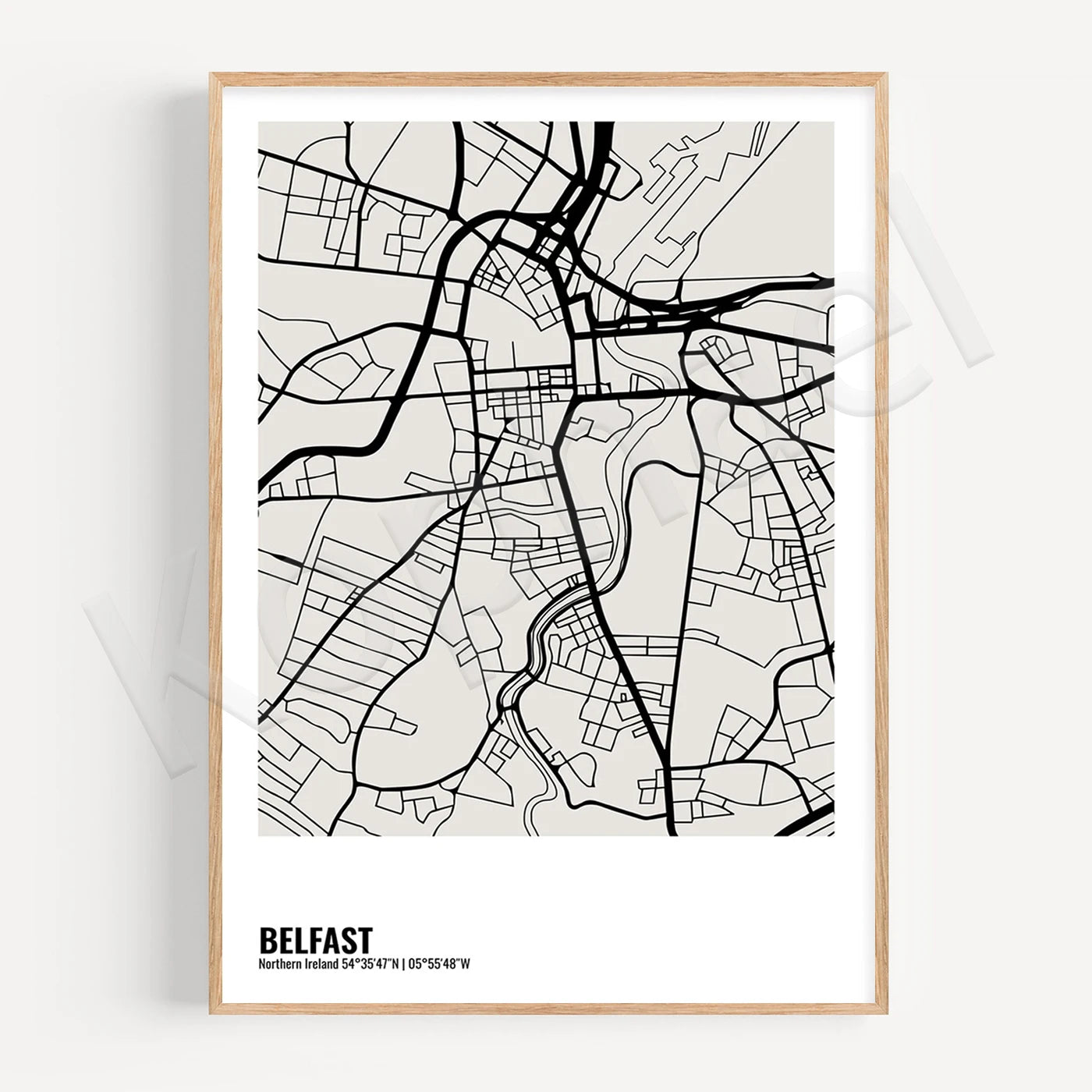 Minimalist City Map Posters - London, Berlin, Paris, Kiev, Barcelona, Milan, Amsterdam, Prague, Athens, Liverpool, Florence, Belfast, Venice. Wall Map Black White Fine Art Canvas Prints Stylish Minimalist Posters For Home/Office