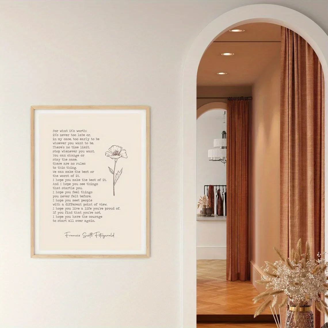 Quotes For Modern Living Wall Art Fine Art Canvas Prints Typographic Letters & Text Minimalist Artwork For Living Room Bedroom Dining Room Decor