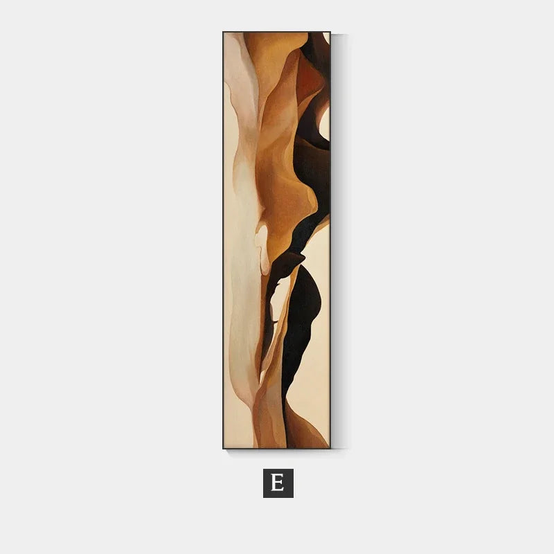 Nordic Abstract Geomorphic Color Block Wall Art Fine Art Canvas Prints Vertical Format Pictures For Living Bedroom Entrance Hallway Wall Decor