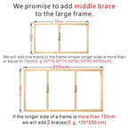 Square Format Metal Picture Frame Gold Silver Black 30x30cm, 50x50cm, 100x100cm etc For Framing Canvas Prints - Brushed Gold, Titanium Gold, Brushed Black, Brushed Silver, Aluminium Frame Kits Complete With Wooden Inner Frame