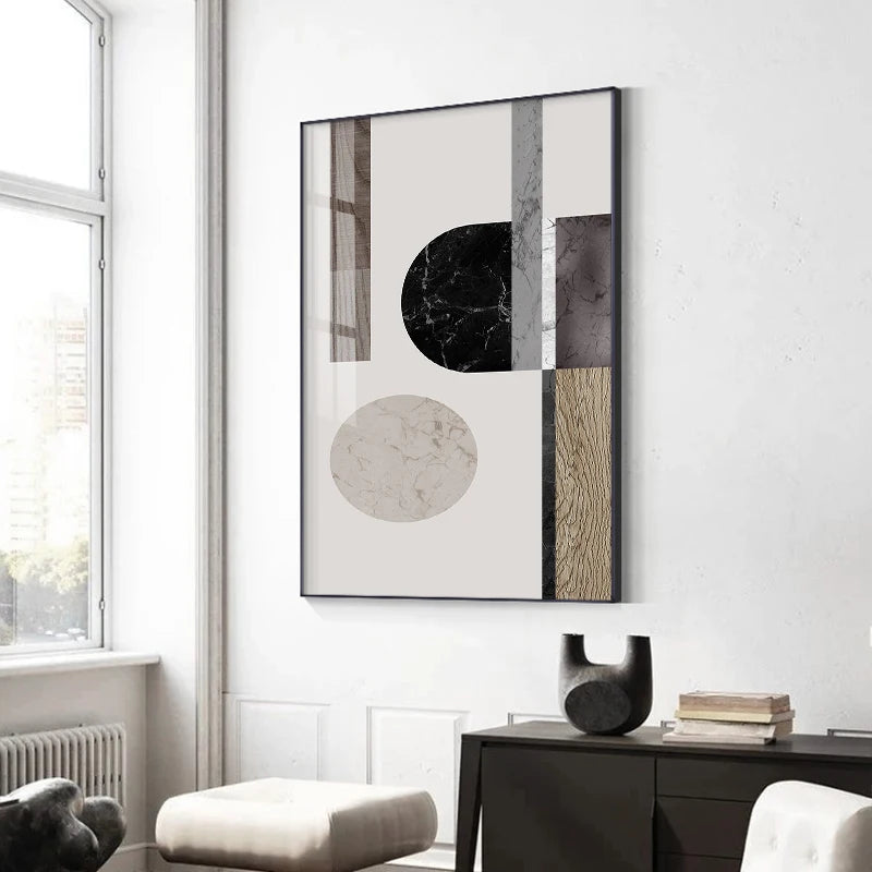 Modern Abstract Aesthetics Wall Art Fine Art Canvas Prints Pictures For Urban Apartment Living Room Dining Room Home Office Art Decor