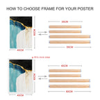 Wood Frame For Canvas Prints - Custom Sizes e.g. 50x150cm, 60x180cm etc - DIY Canvas Framing Kit Wooden Frame Stretcher Bars For Gallery Mount Framing Canvas Prints