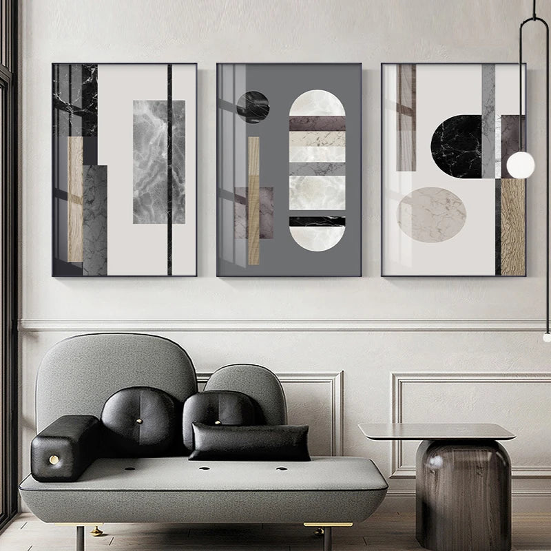 Modern Abstract Aesthetics Wall Art Fine Art Canvas Prints Pictures For Urban Apartment Living Room Dining Room Home Office Art Decor