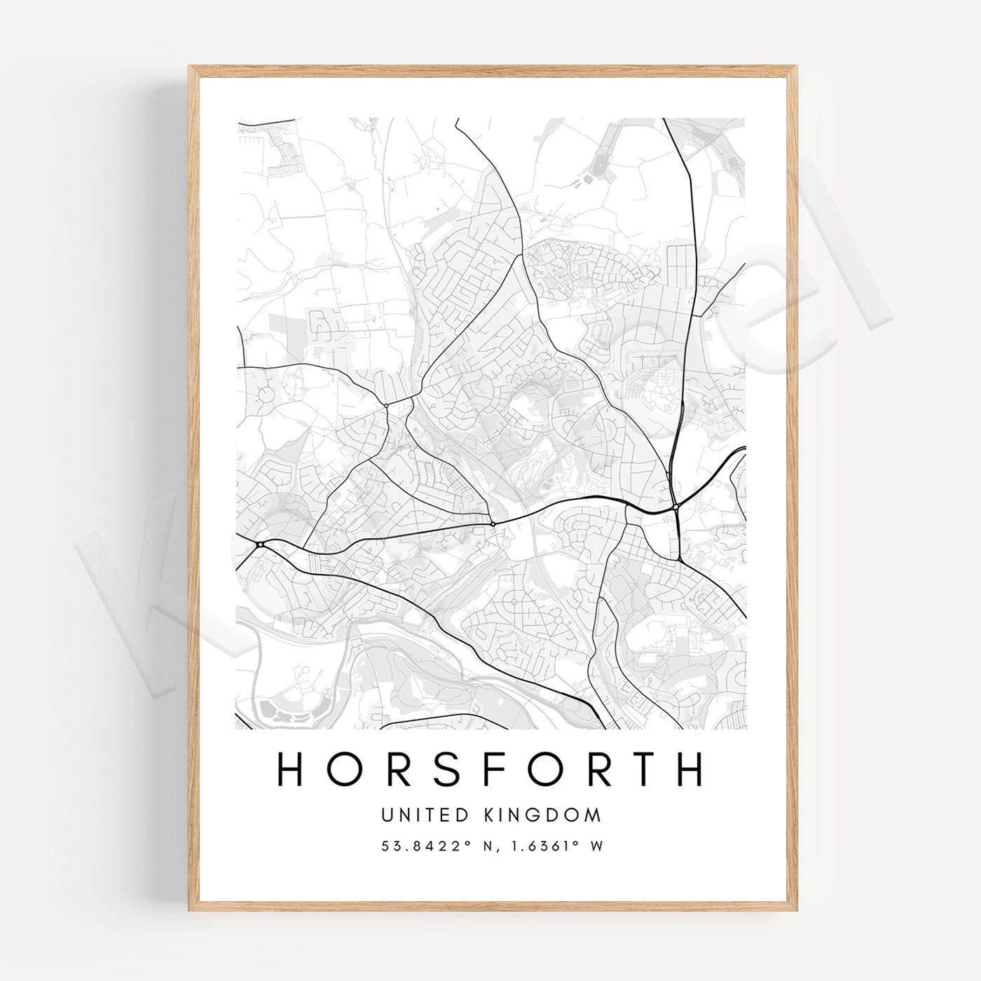 Horsforth. Toronto. Rochdale. Halifax. Oxford. New Delhi. Munich. Barcelona. Salisbury. Sunderland. Cities Travel Map Poster