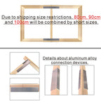 Wood Frame For Canvas Prints - Custom Sizes e.g. 50x70cm, 60x120cm etc - DIY Canvas Framing Kit Wooden Frame Stretcher Bars For Gallery Mount Framing Canvas Prints