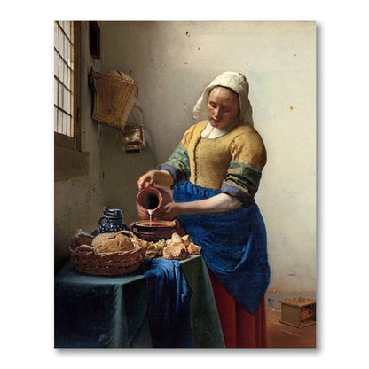 Girl With A Pearl Earing Poster Johannes Vermeer Dutch Golden Age Painting Fine Art Canvas Prints Classic Painting For Living Room Dining Room Decor