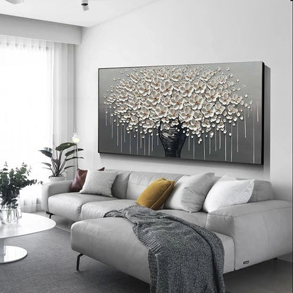 Modern Abstract Flower Tree Wall Art Fine Art Canvas Prints Large Sizes Pictures For Living Room Bedroom Home Office Art Decor