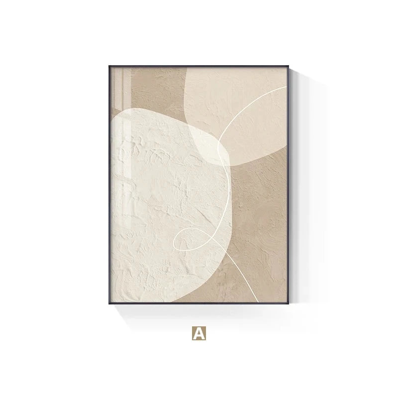 Modern Abstract Zen Pebbles Wall Art Fine Art Canvas Prints Neutral Colors Nordic Posters Pictures For Living Room Bedroom Art Decor