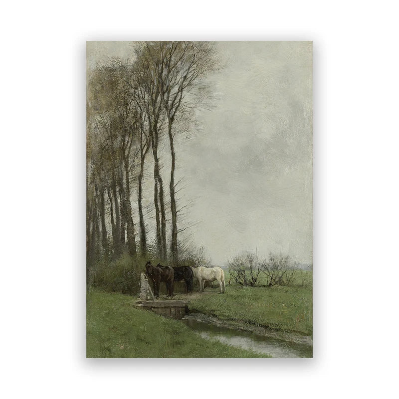 Classic Vintage Landscape Wall Art Fine Art Canvas Prints Gallery Wall Pictures For Contemporary Living Room Dining Room Art Decor 2025
