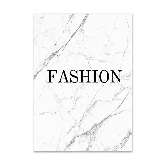 Chic Fashion Wall Art Posters Fine Art Canvas White Marble Background Pink Paris Perfume Prints Peonies Pictures For Bedroom Living Room Beauty Salon Wall Art Decor