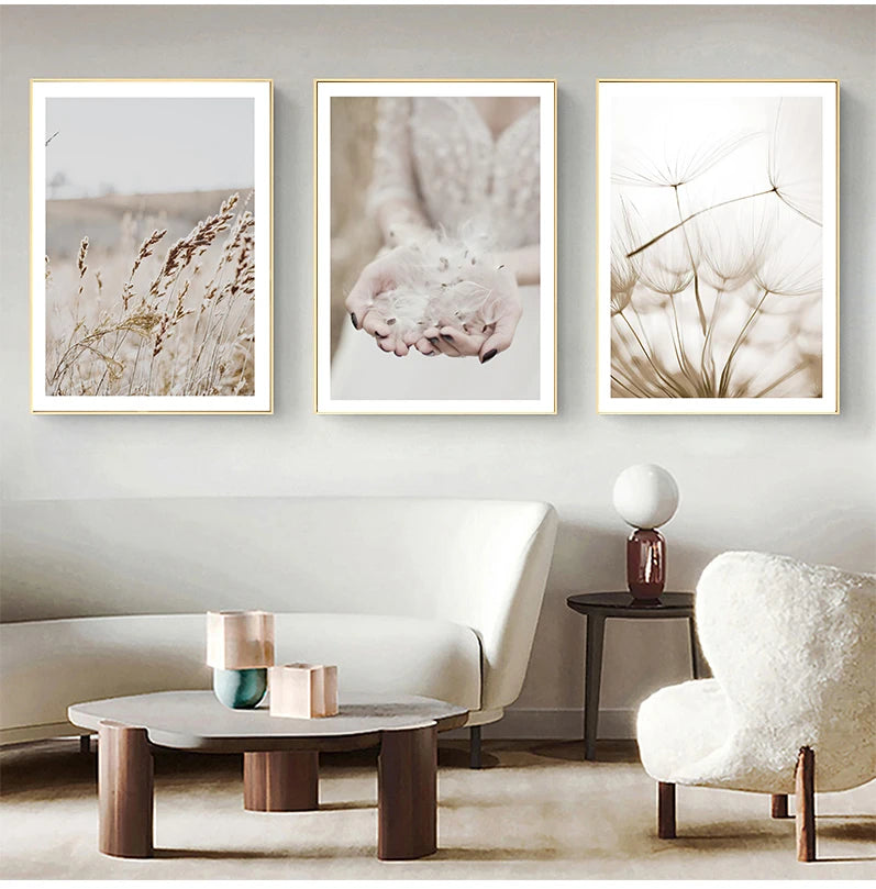 Sandy Beach Sea Grass Landscape Wall Art Fine Art Canvas Prints Pictures Of Calm Gallery Wall Art For Living Room Inspirational Home Decor