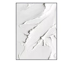 Modern Minimalist Urban Architectural Wall Art Fine Art Canvas Prints Black Grey Terracotta Thick Brush Abstract Pictures For Home Office Decor