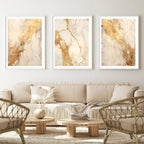 Modern Black Beige Golden Liquid Marble Print Abstract Wall Art Fine Art Canvas Prints Pictures For Living Room Bedroom Art Decor