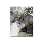 Set of 3Pcs Black White Golden Marble Print Wall Art Fine Art Canvas Prints Pictures For Living Room Dining Room Office Art For Modern Interiors 2025