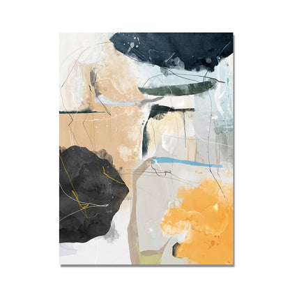 Set of 3Pcs Colorful Abstract Wall Art Fine Art Canvas Prints Pictures For Modern Apartment Living Room Dining Room Bedroom Art For Contemporary Interiors