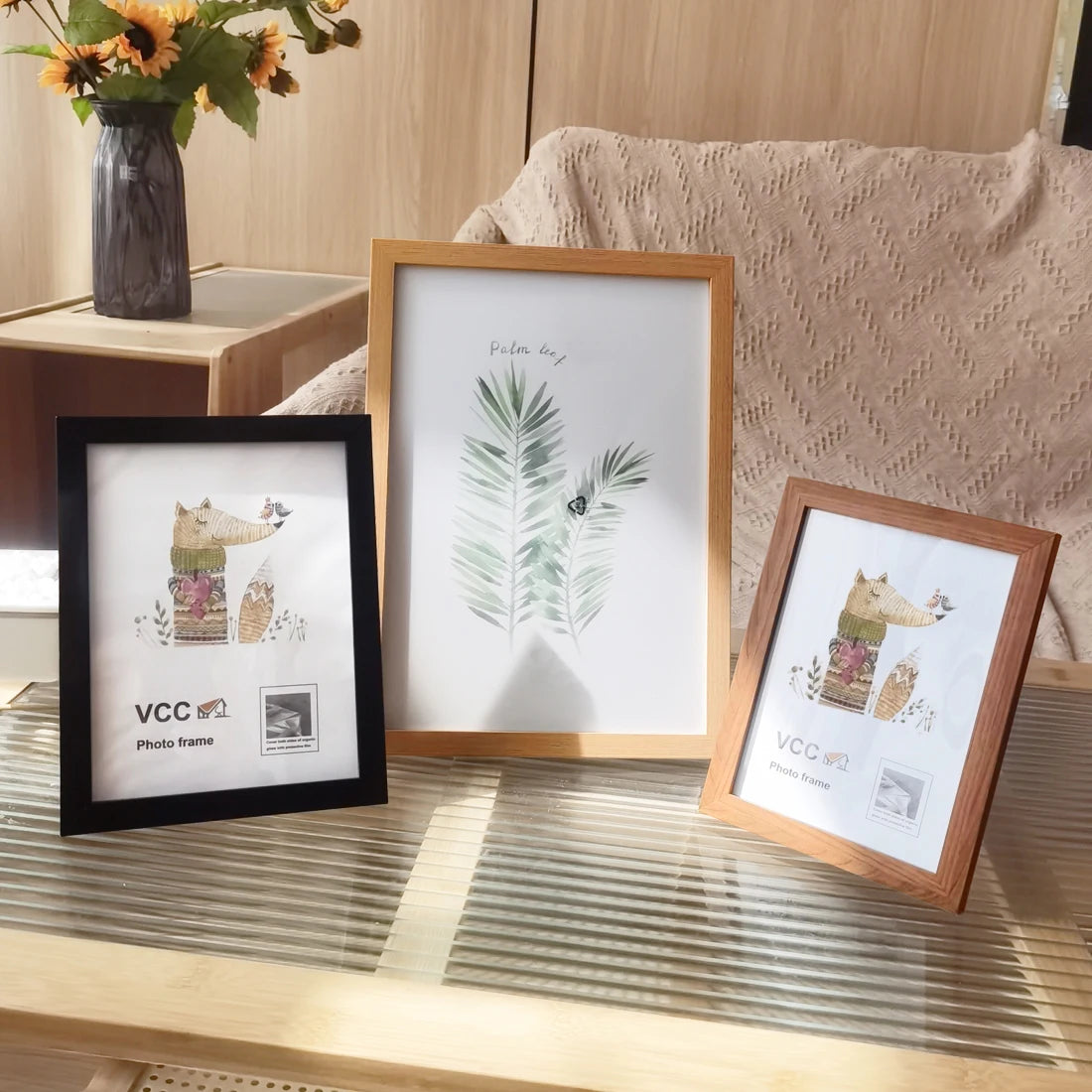 Set of 5Pcs Wooden Frames For Canvas Prints Photos Wall Art Frames 10x15cm 15x20cm 5x7inch A4 21x30cm 20x25cm Nordic Picture Frames