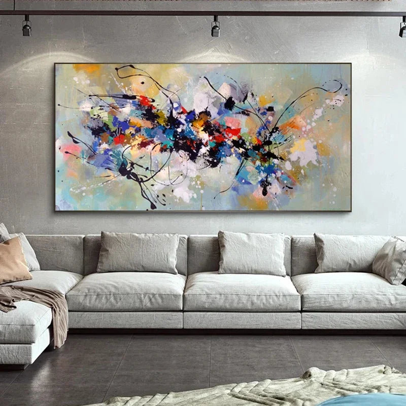 Big Modern Abstract Wall Art Fine Art Canvas Print Picture For Apartment Living Room Dining Room Home Office Hotel Art Decor