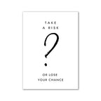 * Featured Sale * Inspirational Quotes Wall Art Fine Art Canvas Prints Black & White Motivational Posters For Bedroom Office Typographic Art Decor