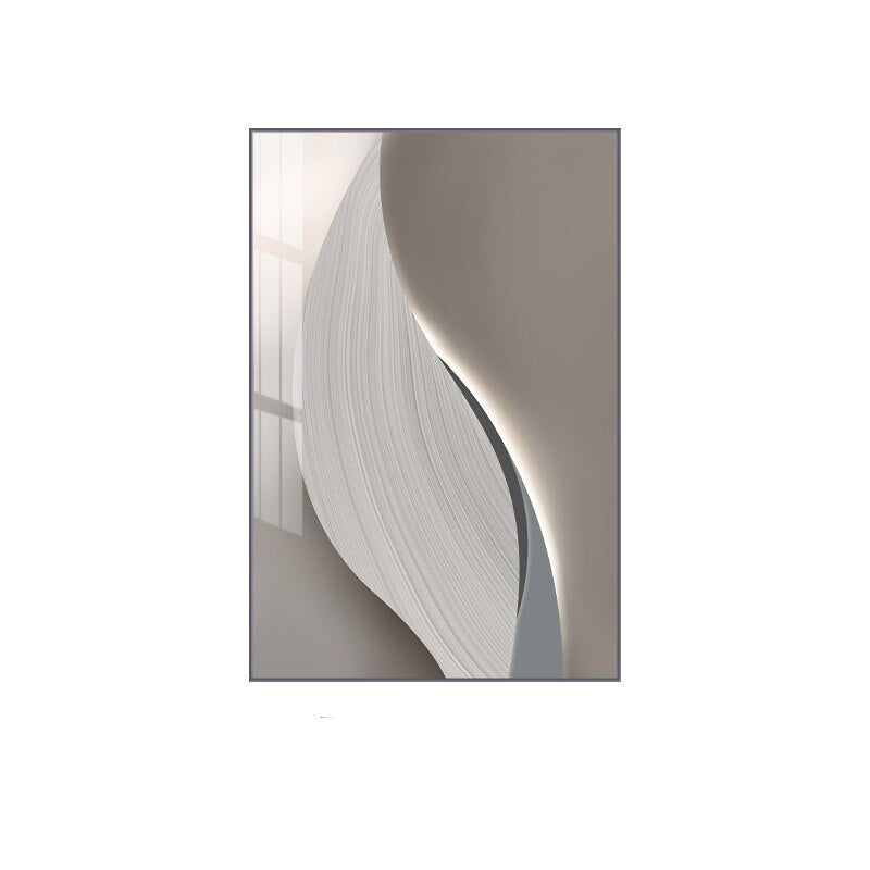 Abstract Industrial Gray Beige Wall Art Fine Art Canvas Prints Pictures For Urban Apartment Living Room Home Office Art Decor