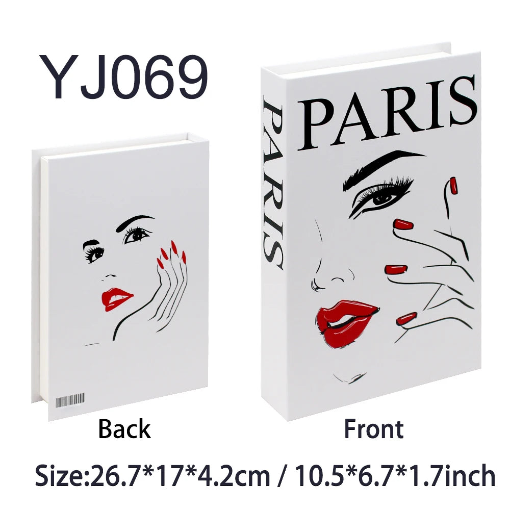 Fashion Art Style Faux Books Coffee Table Decor Book Box Storage Boxes Luxury Practical Ornamental Decoration For Modern Home Decor