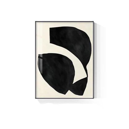 Bold Abstract Minimalist Black White Wall Art Fine Art Canvas Prints Pictures For Living Room Dining Room Bedroom Art For Modern Living