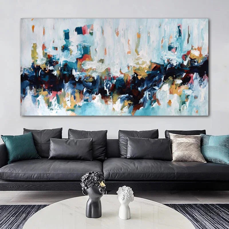 Big Modern Abstract Wall Art Fine Art Canvas Print Picture For Apartment Living Room Dining Room Home Office Hotel Art Decor