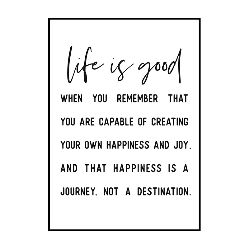 Motivational Quotes Posters Black White Minimalist Wall Art Fine Art Canvas Prints Inspirational Quotations Posters For Living Room Bedroom Home Office Decor