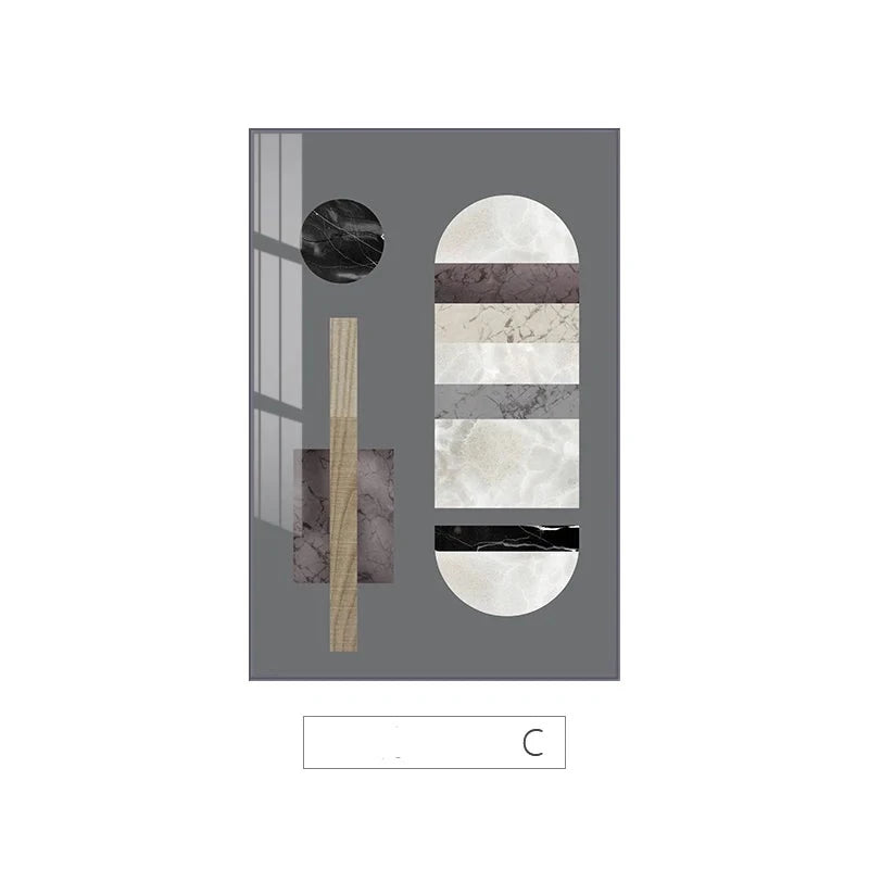 Modern Abstract Aesthetics Wall Art Fine Art Canvas Prints Pictures For Urban Apartment Living Room Dining Room Home Office Art Decor