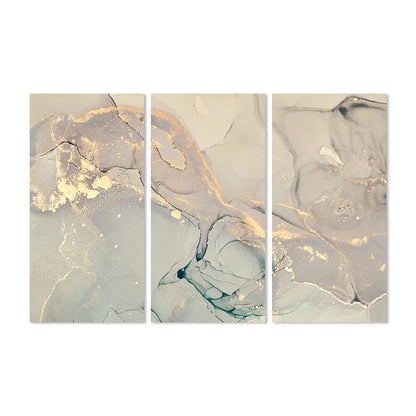  Set of 3Pcs Abstract Marble Print Wall Art Fine Art Canvas Prints Neutral Color Nordic Design Pictures For Modern Living.