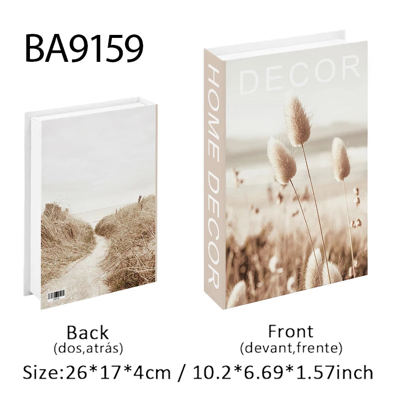 Trendy Chic Faux Books – Decorative Book Storage Boxes with Stylish Covers for Coffee Table Scandinavian Style Contemporary Home Décor