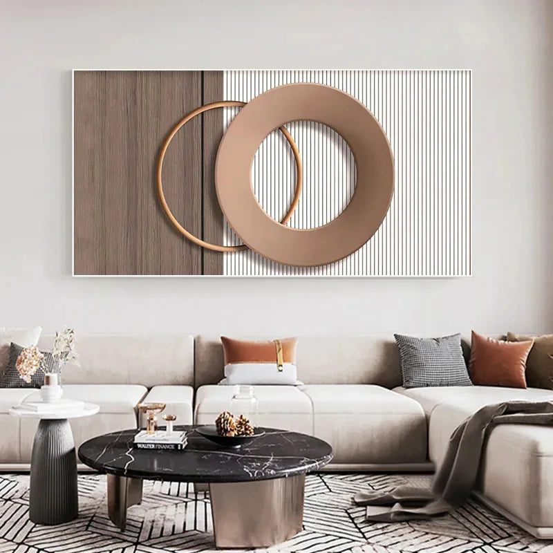 Modern Aesthetics Abstract Celestial Geometry Wall Art Fine Art Canvas Prints Pictures For Living Room Dining Room Art For Contemporary Interiors 2025