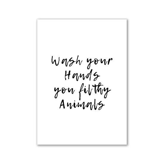 * Featured Sale * Inspirational Quotes Wall Art Fine Art Canvas Prints Black & White Motivational Posters For Bedroom Office Typographic Art Decor