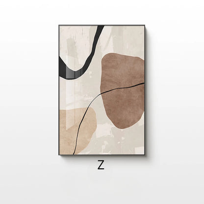 Neutral Shades Beige Brown Abstract Wall Art Fine Art Canvas Prints Pictures For Modern Apartment Living Room Bedroom Dining Room Art Decor 2025