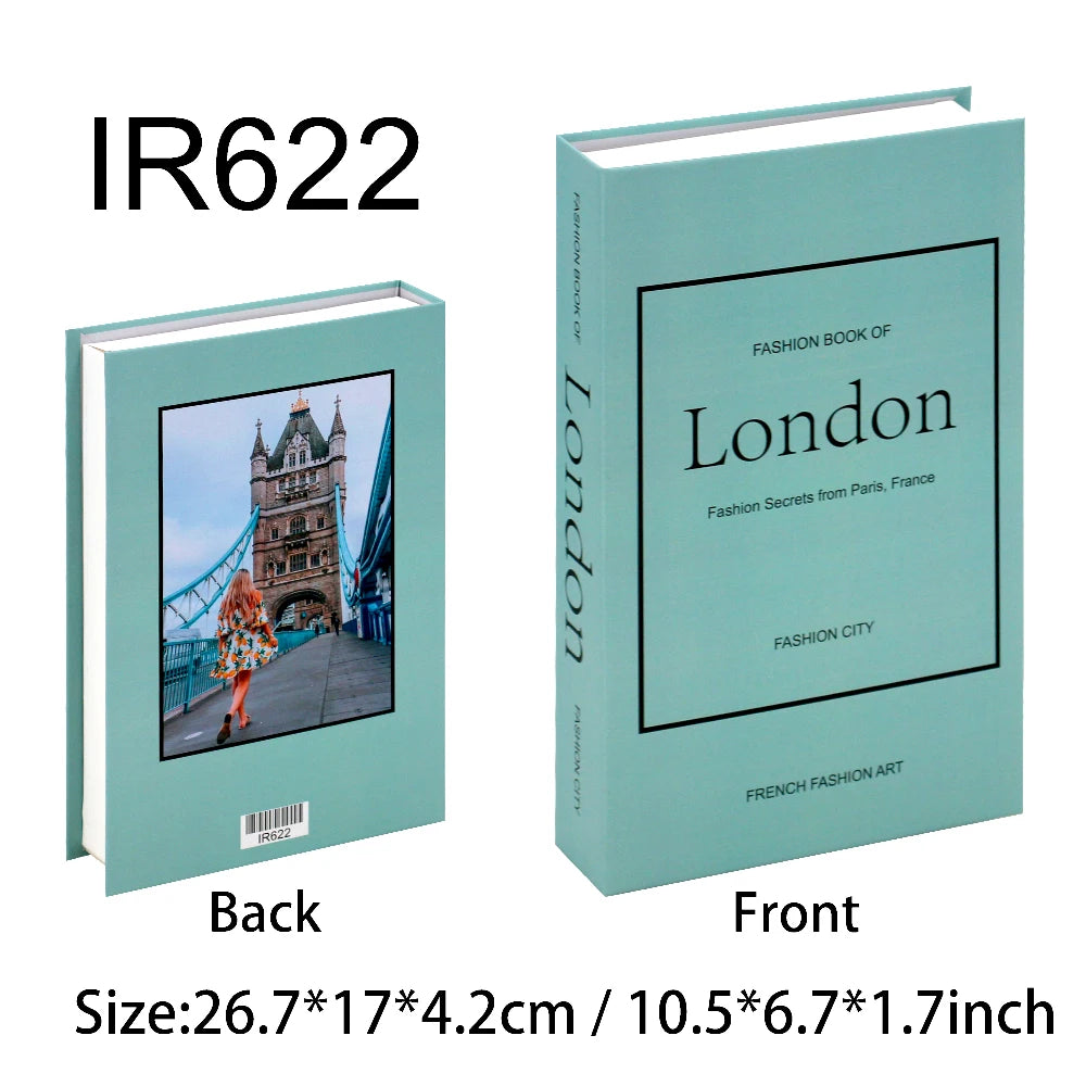 Fashion Art Style Faux Books Coffee Table Decor Book Box Storage Boxes Luxury Practical Ornamental Decoration For Modern Home Decor