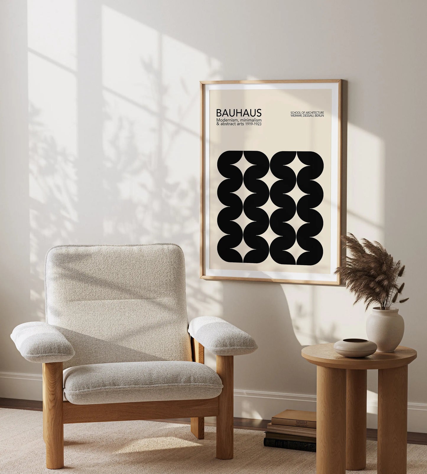 Colorful Vintage Retro Geometric Abstract Bauhaus Expo Art Gallery Poster Wall Art Fine Art Canvas Prints Pictures For Living Room Home Office Decor