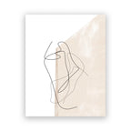 Shades Of Beige Abstract Line Art Wall Art Fine Art Canvas Prints Minimalist Pictures For Modern Apartment Living Room Art For Contemporary Interiors 2025