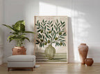 Simple Beige Green Fruit Botanical Wall Art Fine Art Canvas Print Picture For Modern Farmhouse Kitchen Living Room Dining Room Art Decor